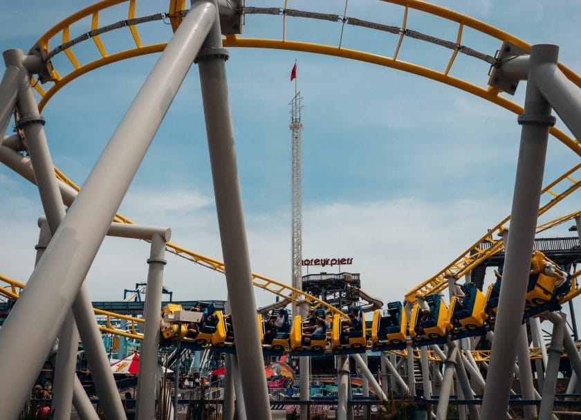 The Runaway Tram Wildwood New Jersey Boardwalk