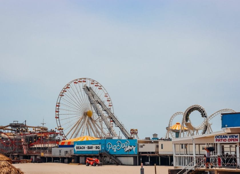 Mariner's Pier Beach Wildwood New Jersey Boardwalk