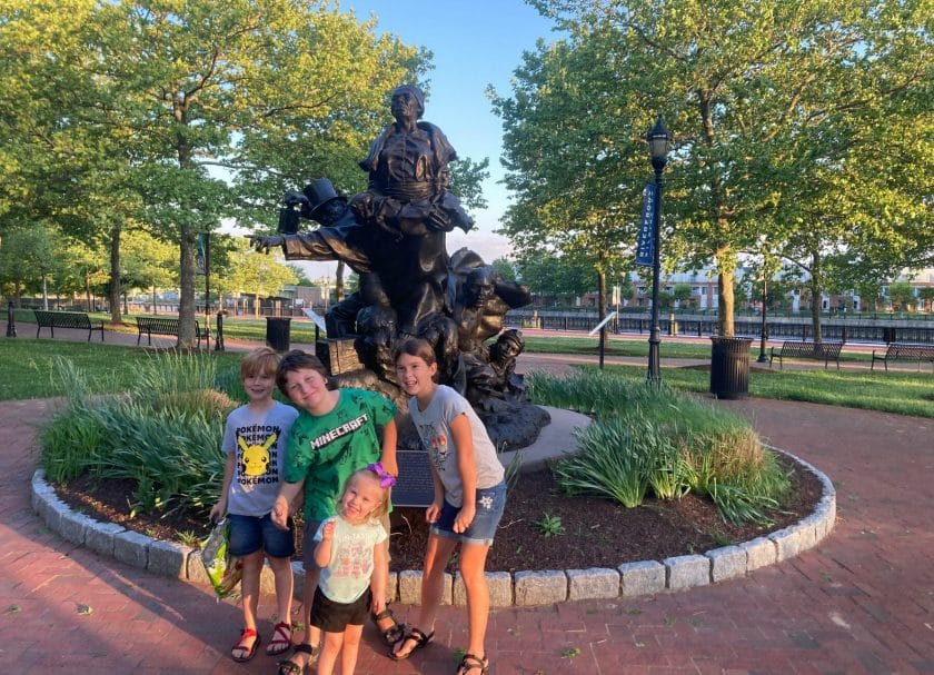 Statue at Tubman Park Things To Do In Wilmington DE