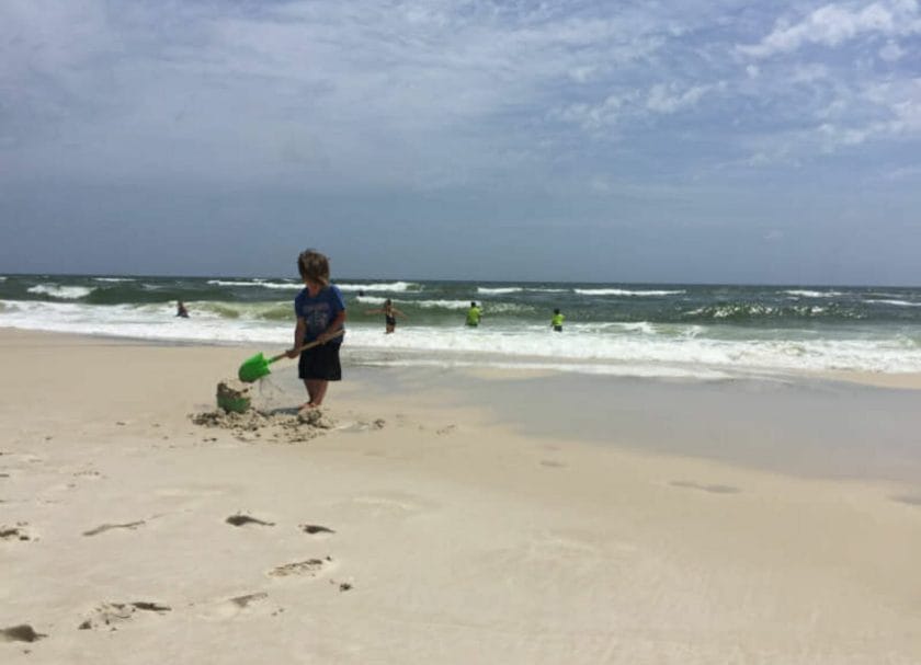Playing on the beach, things to do in Gulf Shores