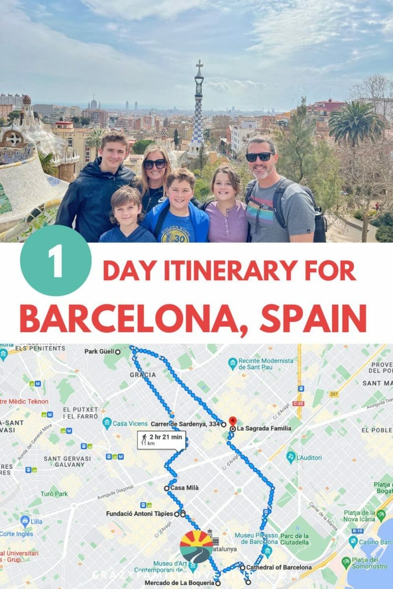 One Day In Barcelona is never enough! Check out this 1 day itinerary to plan your day in Barcelona, Spain. 