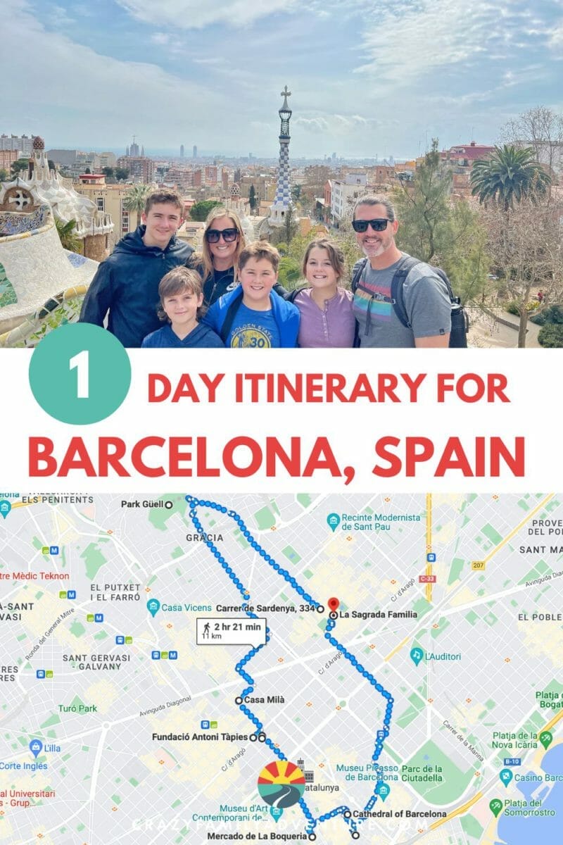 One Day In Barcelona is never enough! Check out this 1 day itinerary to plan your day in Barcelona, Spain.