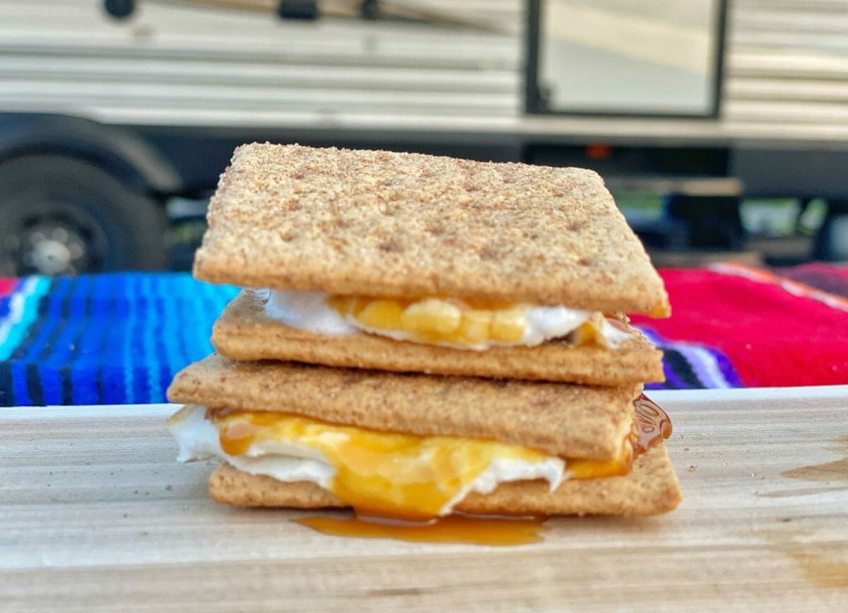 Caramel s'mores recipe