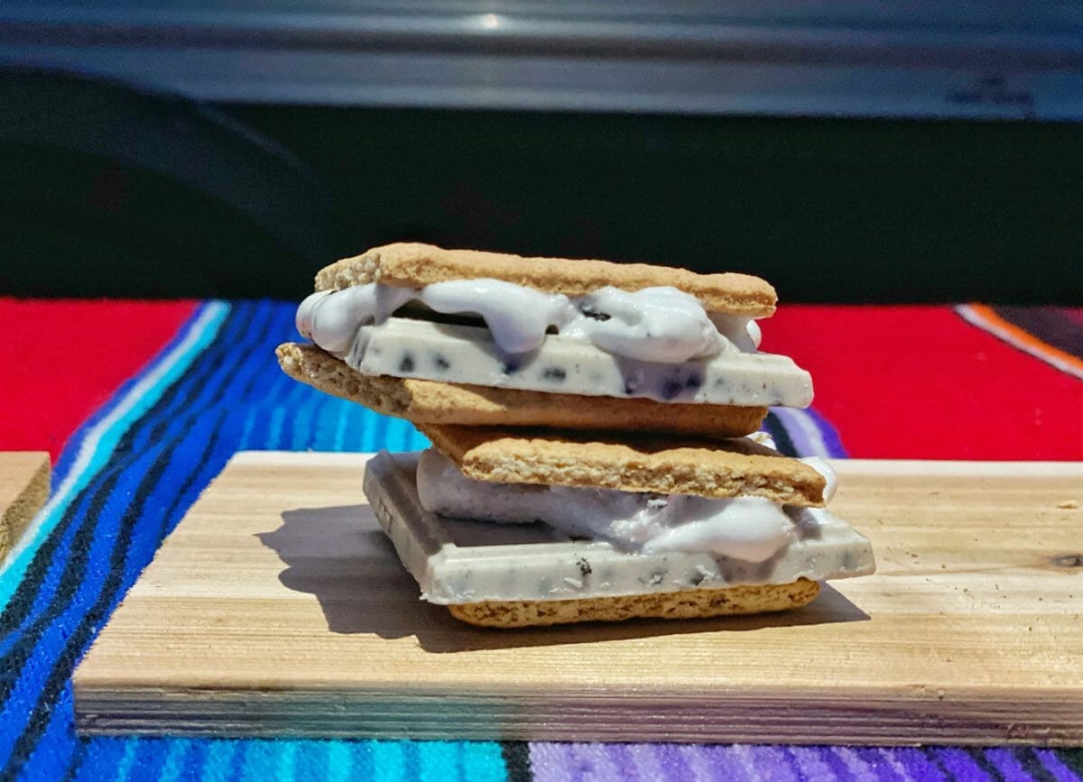 Cookies and Cream s'mores recipe