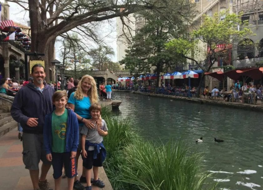 Exploring the Riverwalk is #1 on the list of things to do in San Antonio with kids!