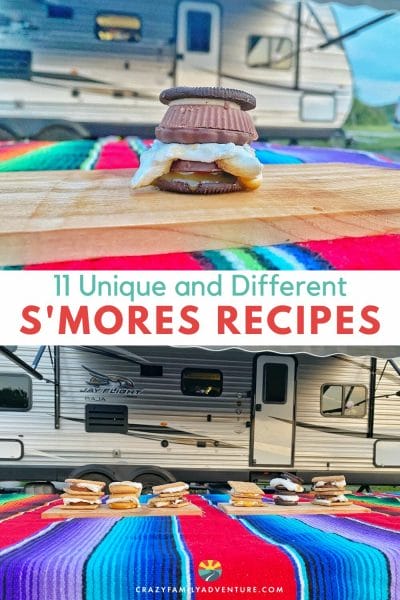 It's s'mores time! Here are 12 fun and different smores recipes to change up the classic and add some different flavor!