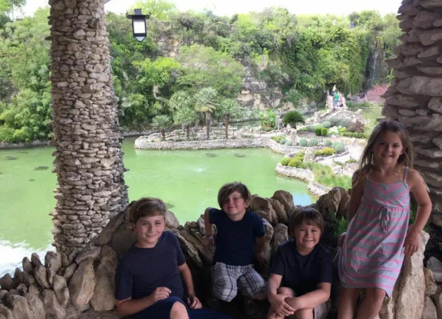 We weren't ready for the beauty of this Japanese Tea Garden when visiting Brackenridge Park in San Antonio with kids