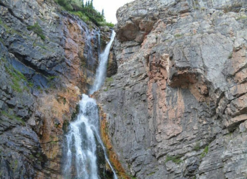 Apakuni Falls in Many Glacier, Things to do in Many Glacier