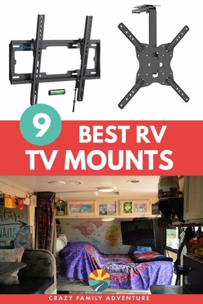 Having a safe and secure RV TV mount is a must when traveling. We share our 9 favorite RV mounts, plus tips to help you choose the right one!