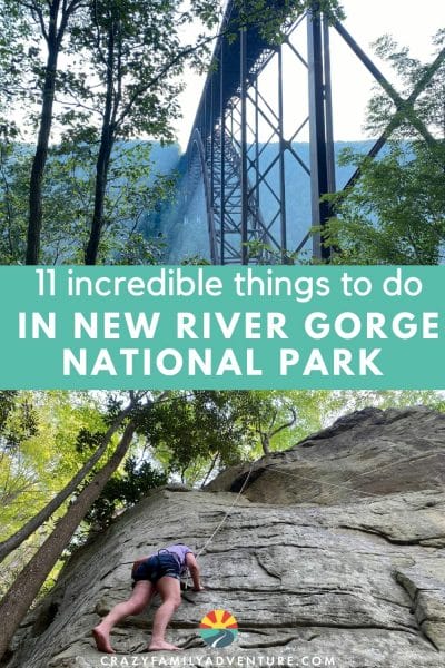 Discover family friendly things to do in New River Gorge National Park in West Virginia.  With these great tips plan a great family vacation. Things to do in New River Gorge National Park