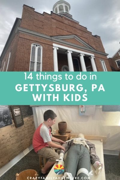 Gettysburg, Pennsylvania is a historic town and a great destination for your next vacation. Find out things to do in Gettysburg with kids.