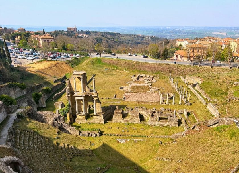 View point from Teatro Romano, Things to do in Tuscany