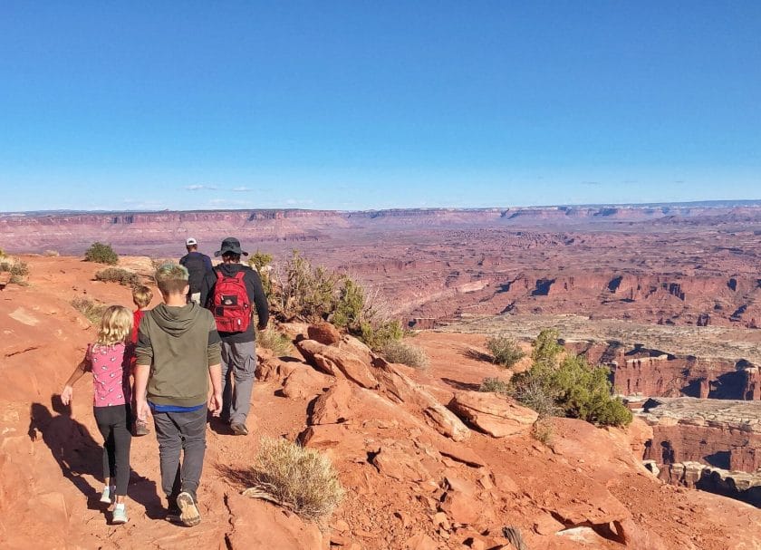 Grand View Point Overlook - Best hikes in Canyonlands National Park