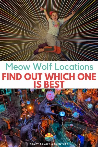 Meow Wolf is a unique and amazing art installation. With this Meow Wolf review find out which location is best for your family experience!  