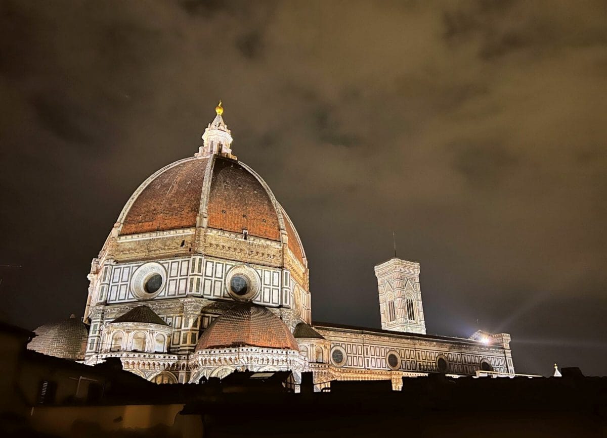 Duomo at night Florence Itinerary