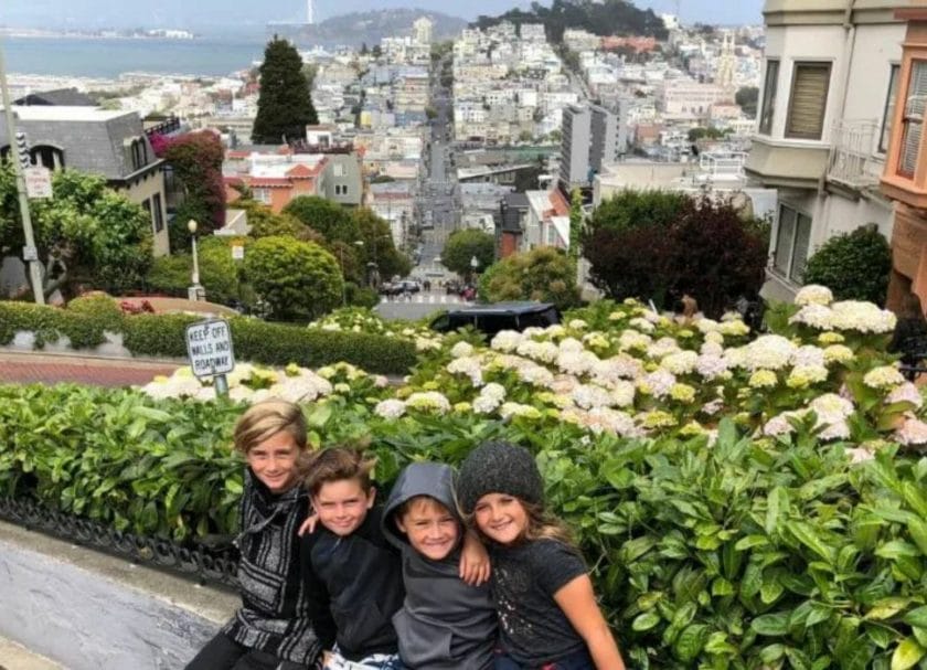 Visiting Lombard Street,  Things to do in San Francisco with kids