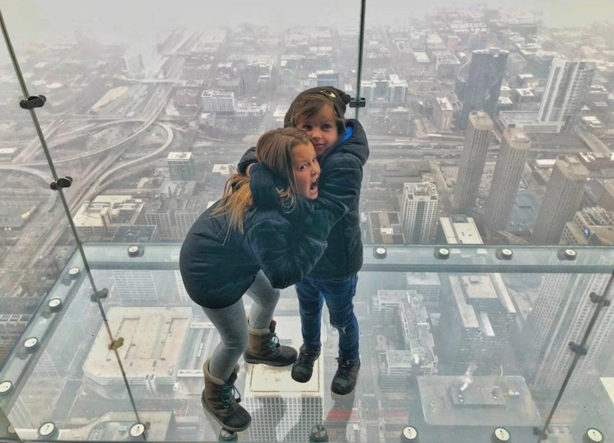 2 kids on the Skydeck, Things to do in Chicago