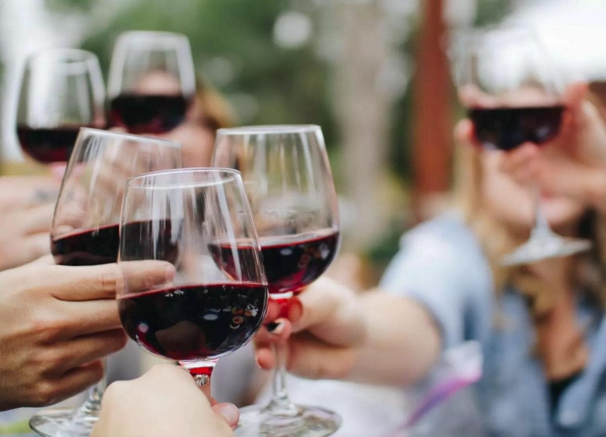 Shows wine glasses, day trips from San Diego