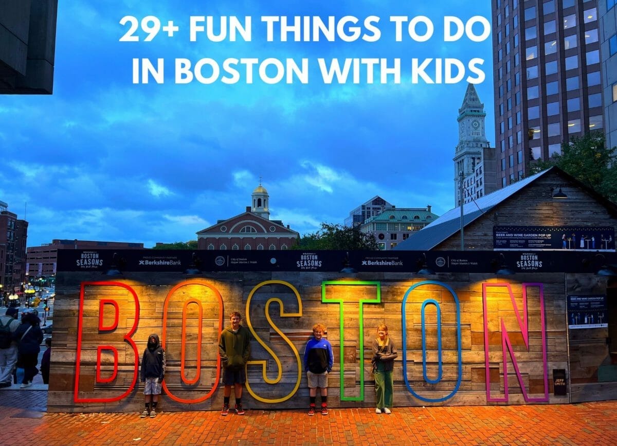 Things to do in Boston with kids