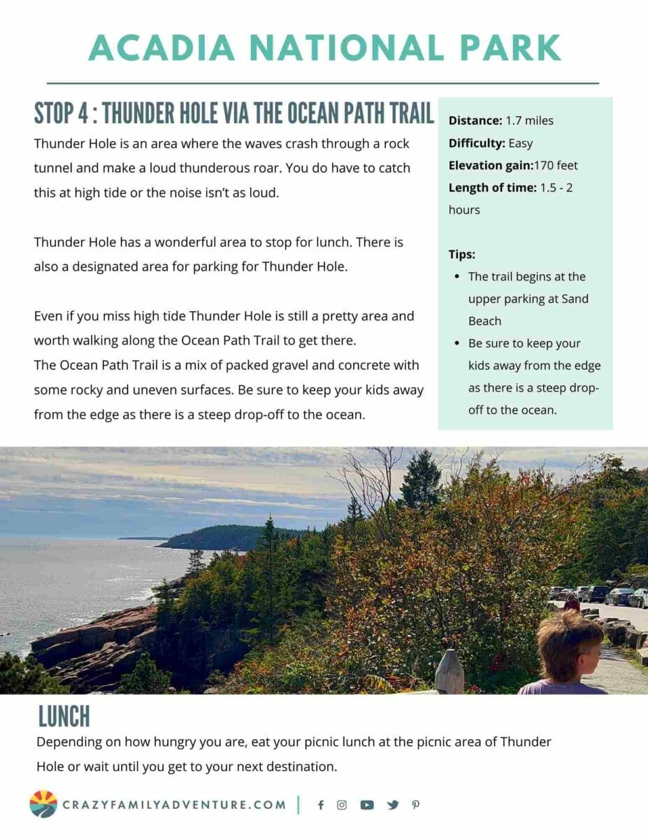 Stop 4 Overview of Acadia National Park Guide