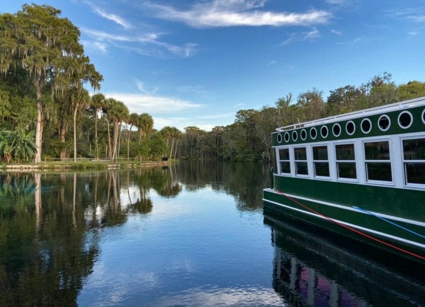 Glass Bottom Boat at Silver Springs, best springs in Florida