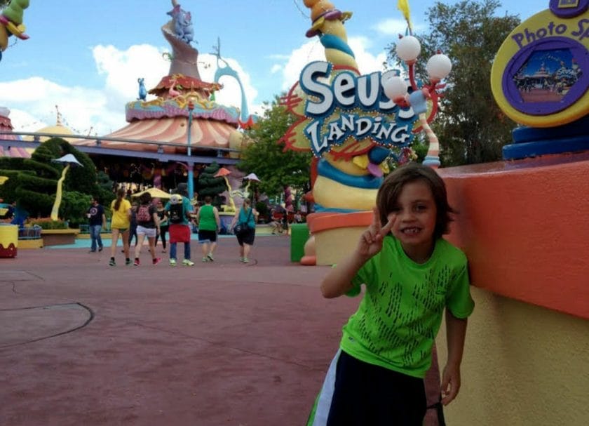 Seuss Landing Entry Gate, Universal Studios vs Island of Adventure