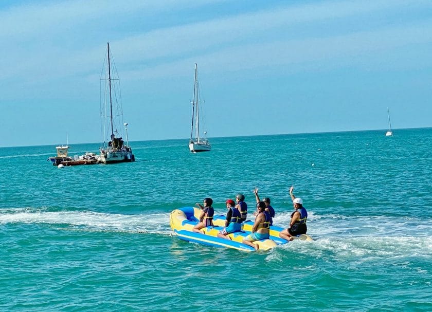 enjoying the water in Key West