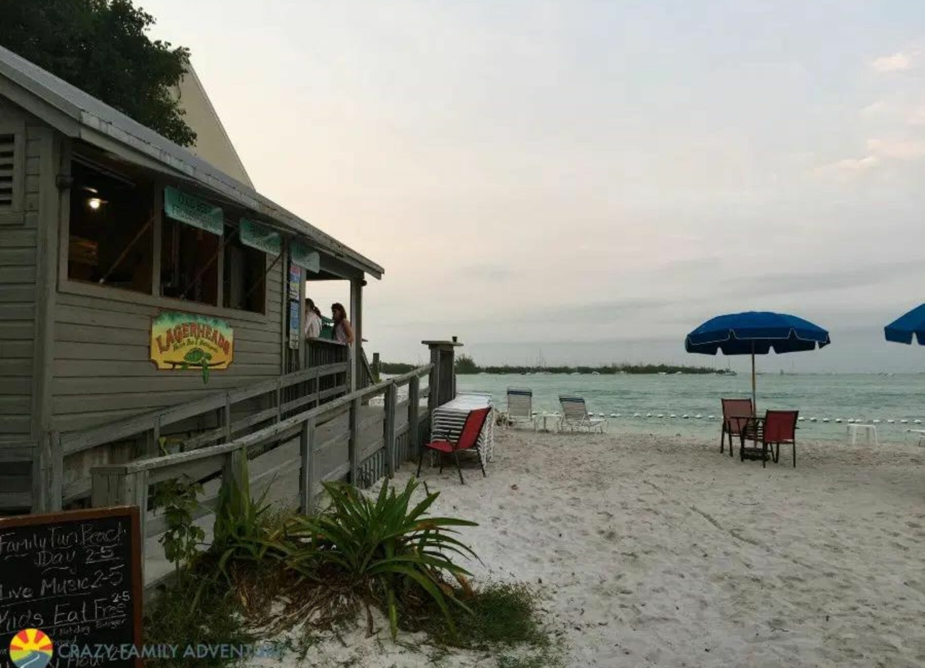 Lagerheads beach bar, key west