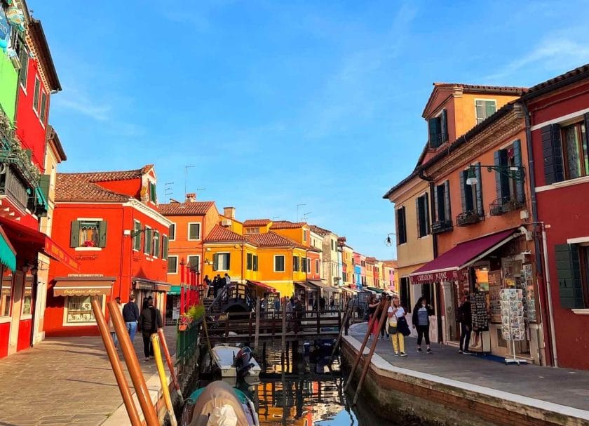 Burano Island in Venice Italy