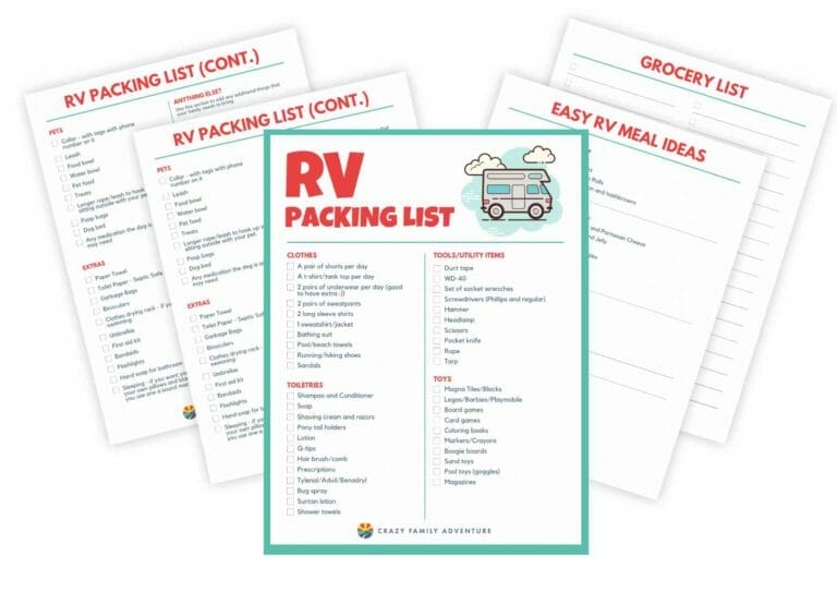 The Ultimate RV Packing List To Make Your Trip A Success