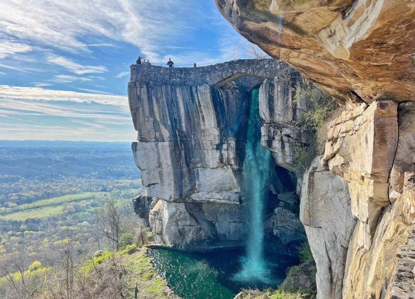 Rock city waterfall