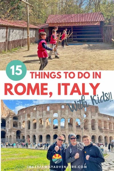 Come check out our list of the top things to do in Rome Italy with kids! 
