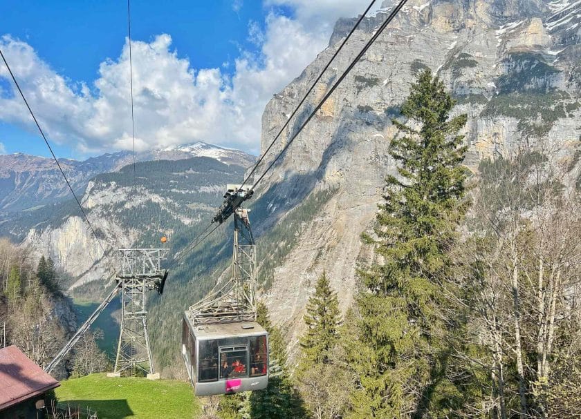 Tram Ride from Lauterbrunnen