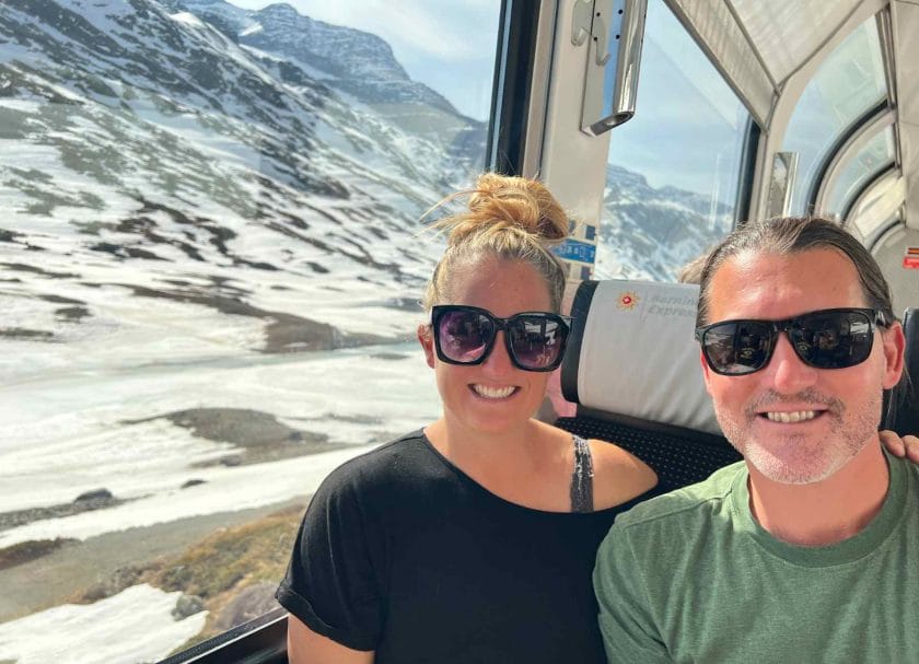 Craig and I on the Bernina Express