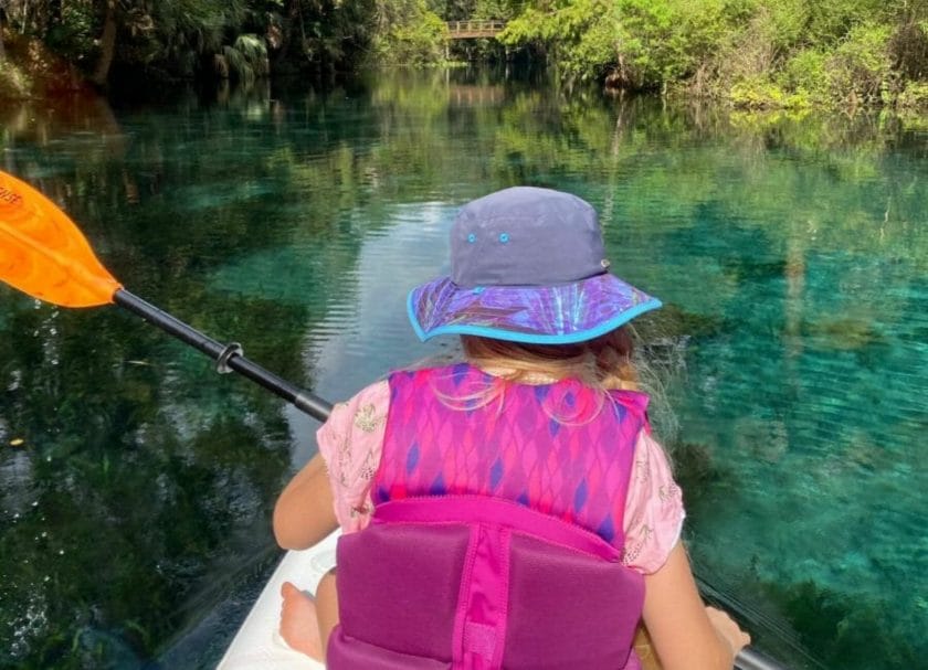 Paddleboarding in a Florida spring, where to see manatees in Florida