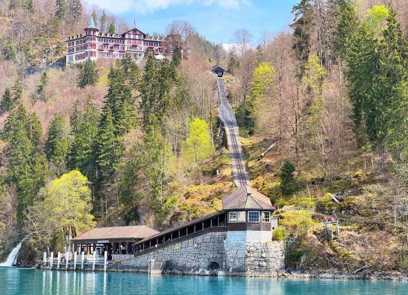 Giessbach from lake Brienz