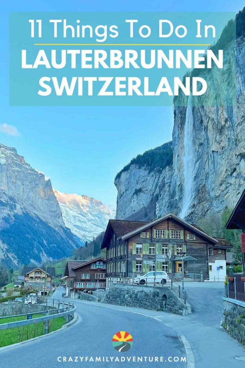 Lauterbrunnen is a magical place with waterfalls, mountains, & epic views. Check out our list of things to do in Lauterbrunnen, Switzerland!