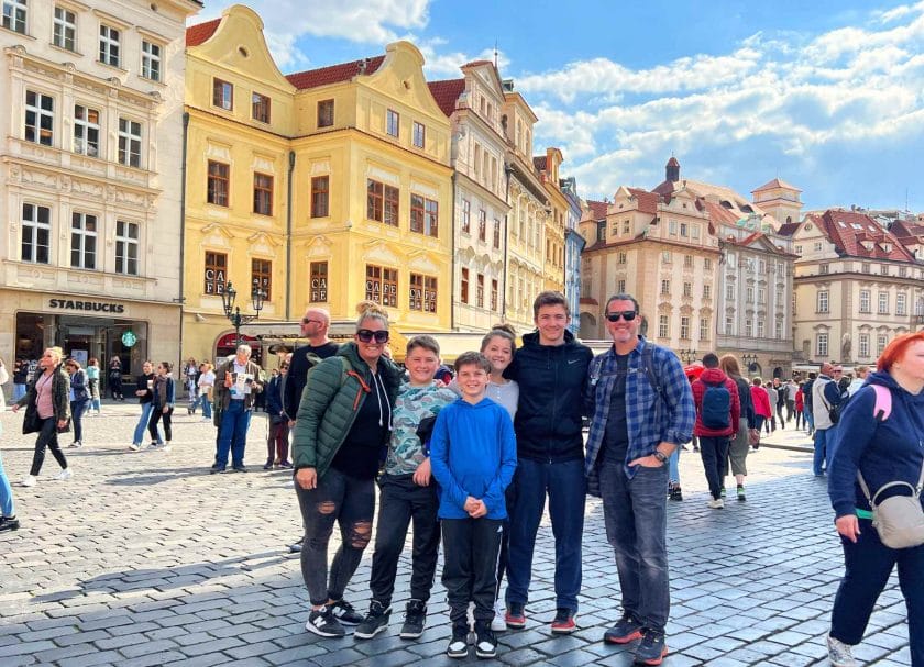 Our family in Old Town Square