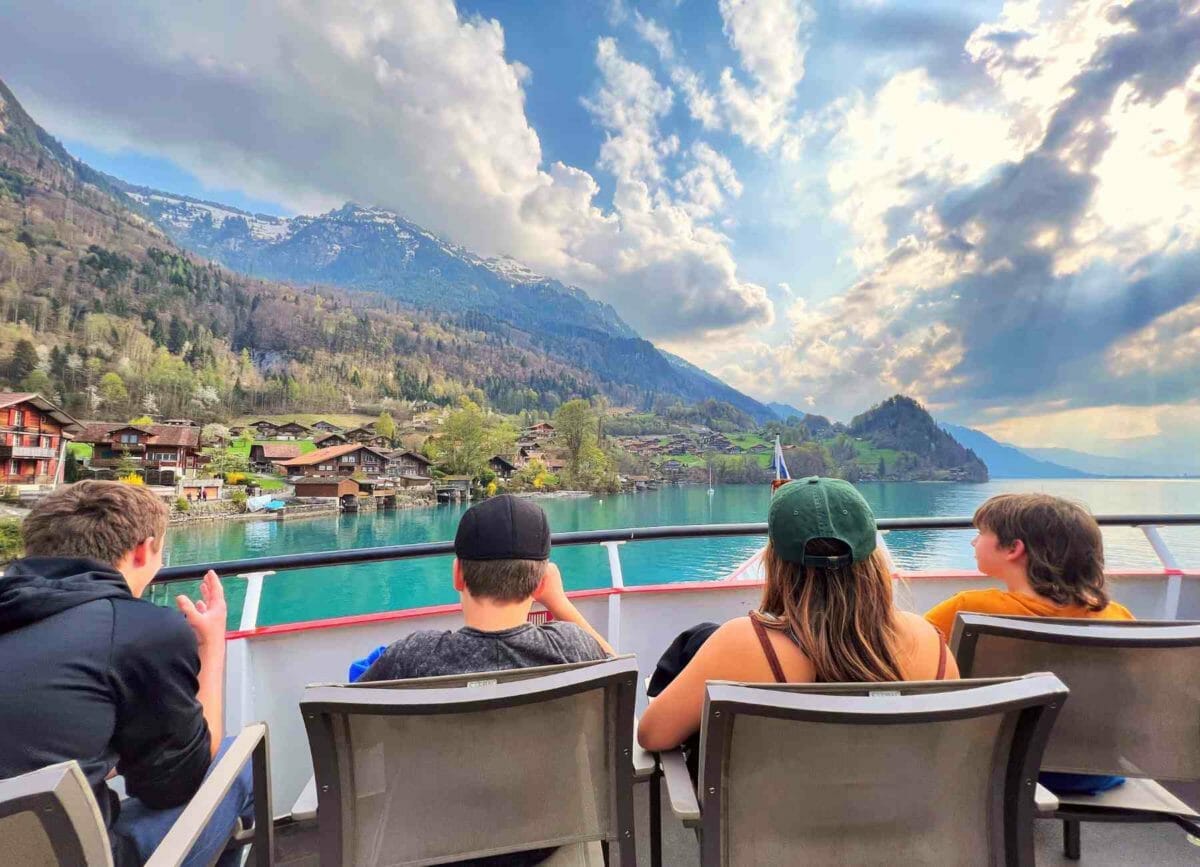 1st class seats we got kicked out of on our way back to Interlaken.