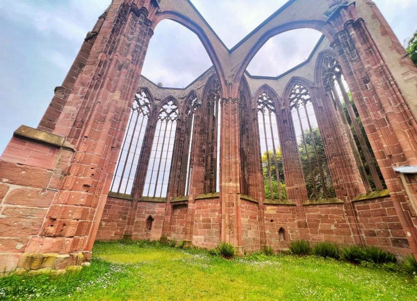Picture of Wernerkapelle church ruins in Bacharach Germany