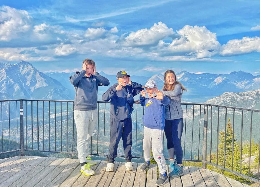 View from the top of the Banff Gondola