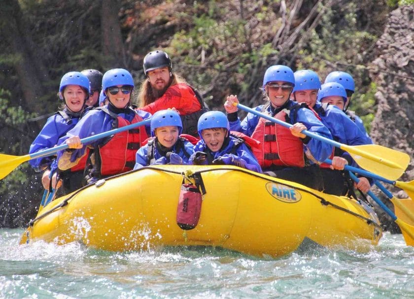 Going down the river with Chinook Rafting