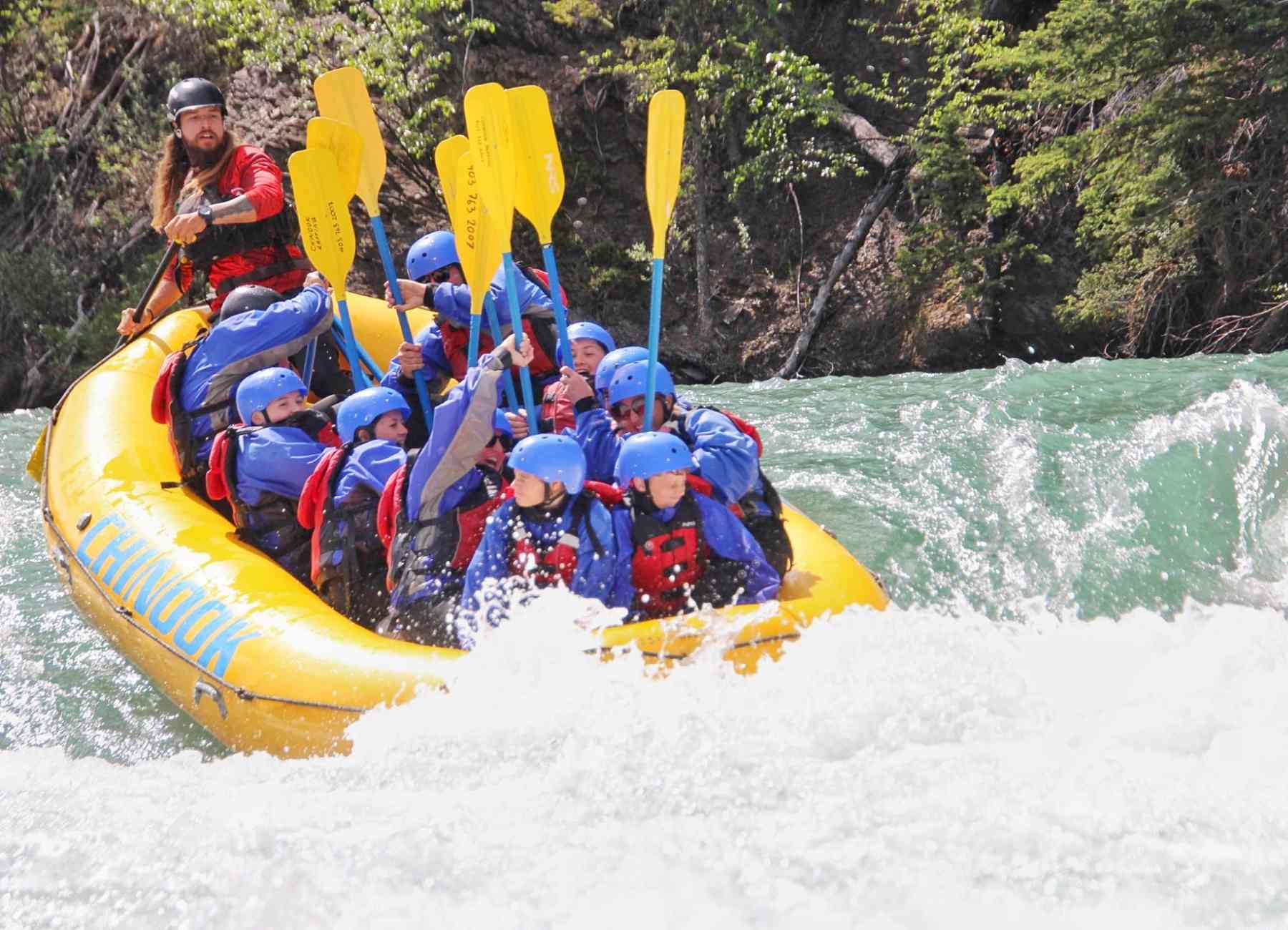 White Water Rafting In Banff With Chinook Rafting What To expect