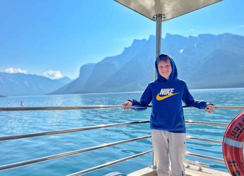 Knox on the Lake Minnewanka Cruise