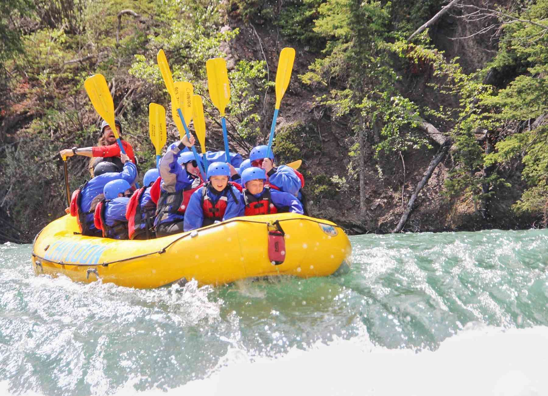 White Water Rafting In Banff With Chinook Rafting What To expect
