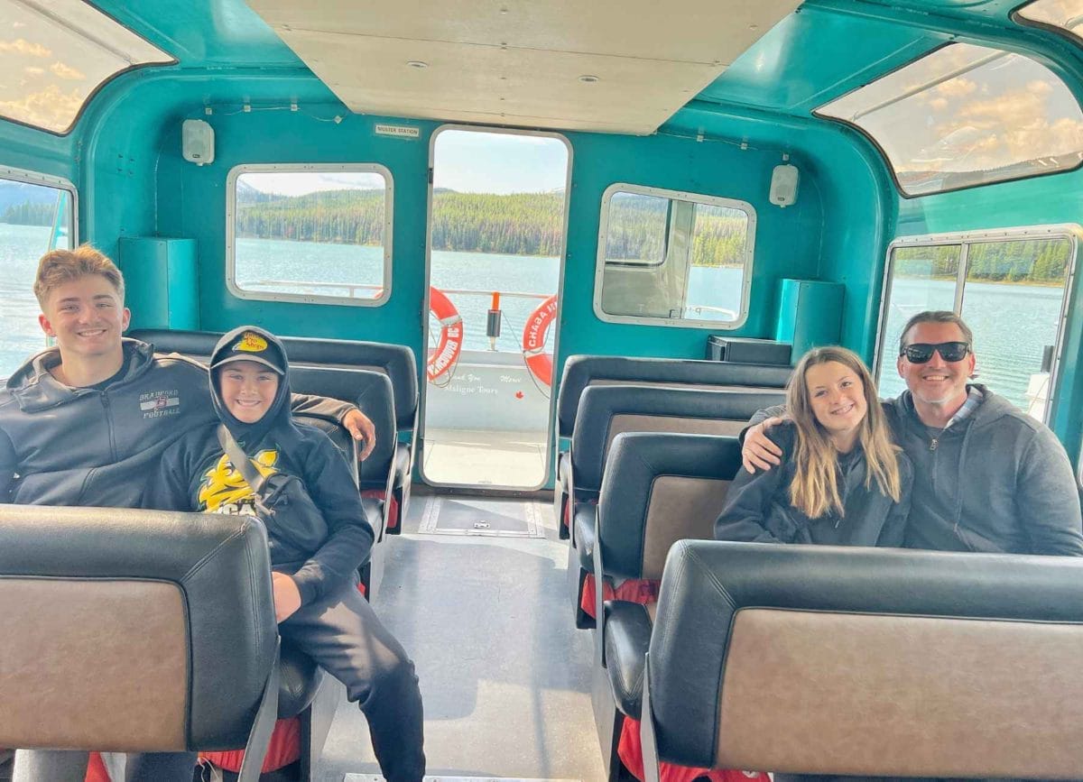 Maligne Lake Cruise Boat Seats
