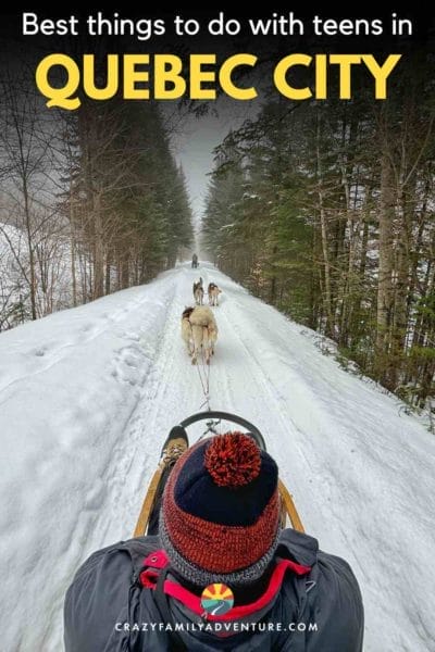 Check out our list of the top things to do in Quebec City with kids! You won't want to miss this Canada bucket list location. Especially in winter! Your teens (and you) are going to love this family vacation!