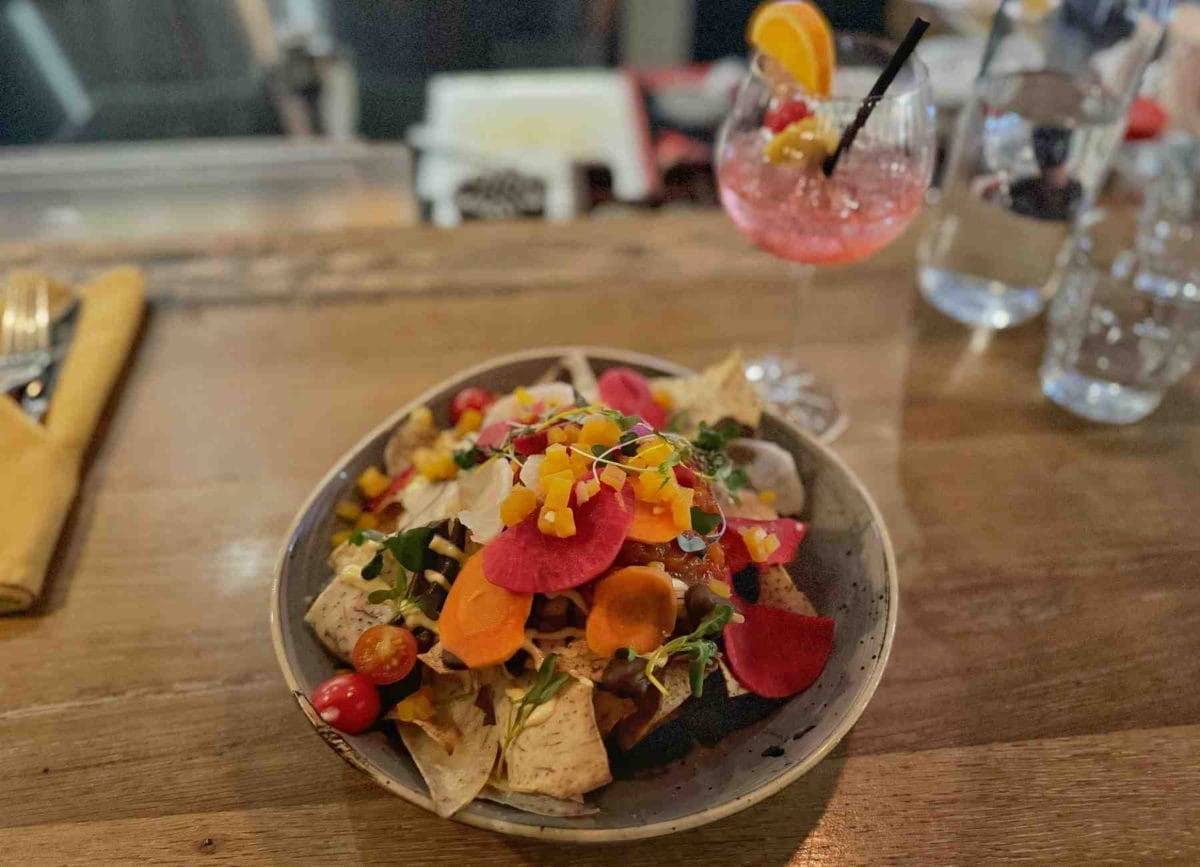 Picture of the Nachos at Bistro Hortons in Quebec City