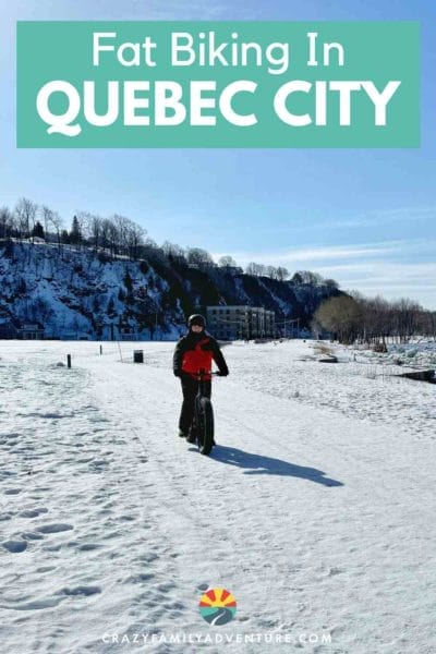 Come learn all about fat biking in Quebec City! It is one of the top things to do in Quebec City with teens! Add it to your Canada Bucket List!